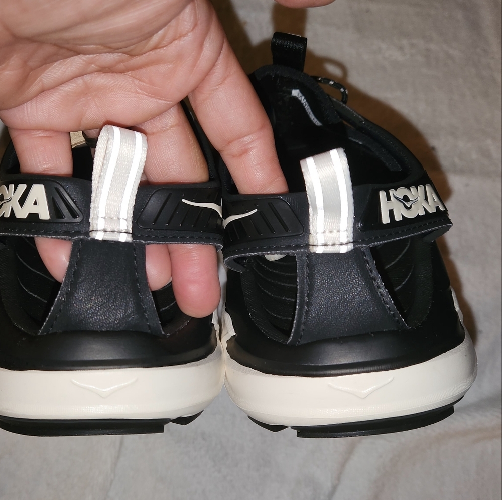 Hoka Black and White Shoes - Picture 3 of 5